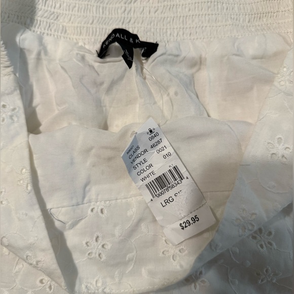 Kendall & Kylie White Ruffled Mini Skirt Fit and Flare - Picture 2 of 2